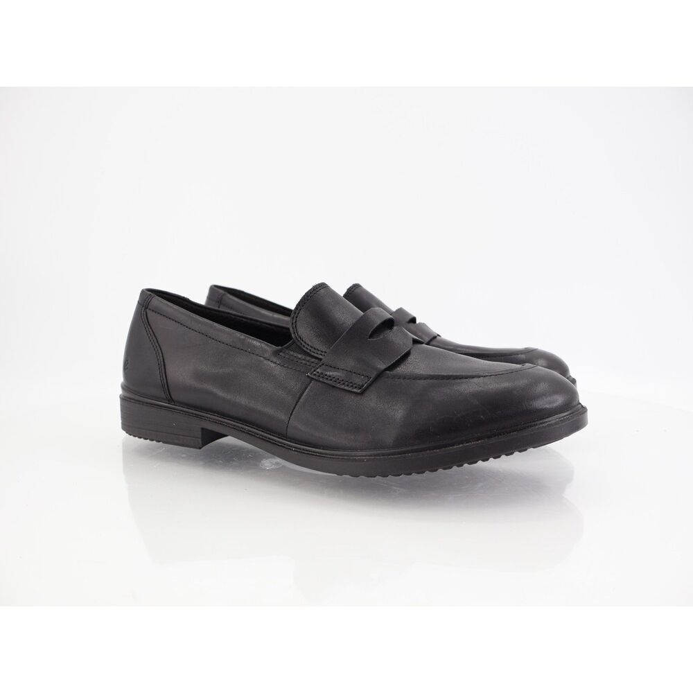 ECCO Women's Dress Classic 15 Loafer Black Leather Size 10 / 10.5 Slip on Shoes